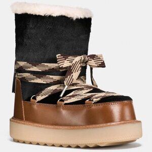 Coach G1494 Shearling Bootie in Haircalf